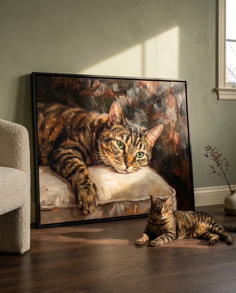 Your portrait on the wall