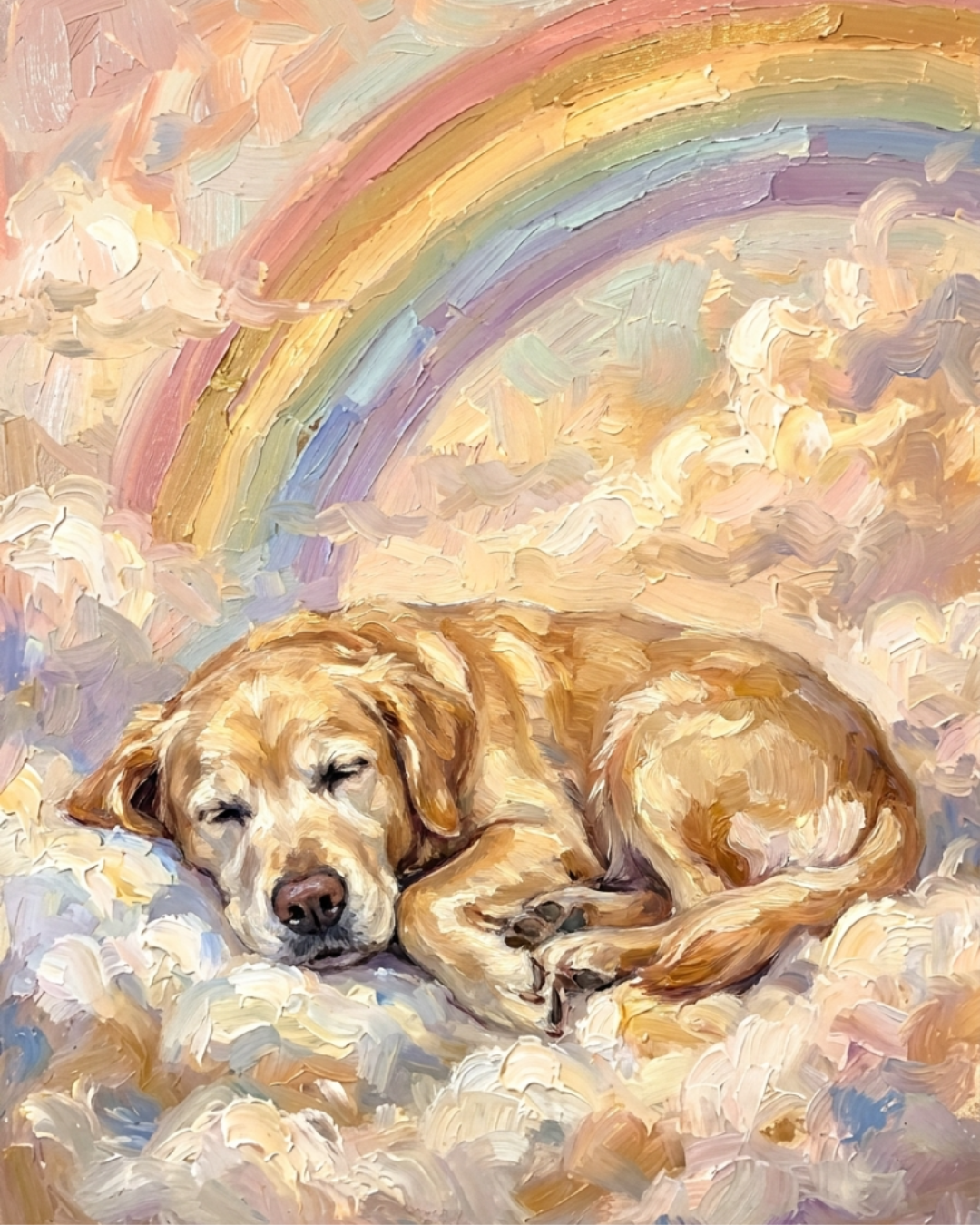 Memorial portrait custom pet portrait printed on framed canvas