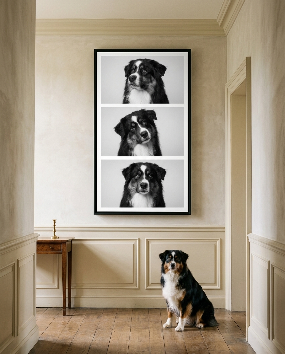 Signature Photobooth — portrait on a wall