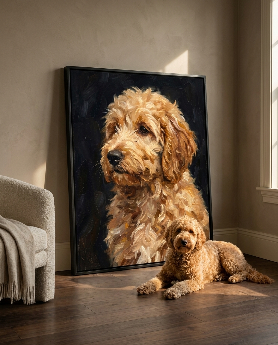 Portrait classique — portrait sur un mur