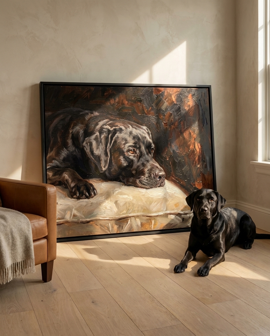 Your portrait on the wall
