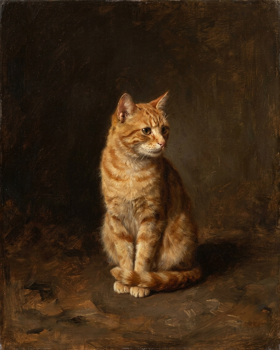Portrait d'animal personnalisé Portrait victorien imprimé sur toile encadrée