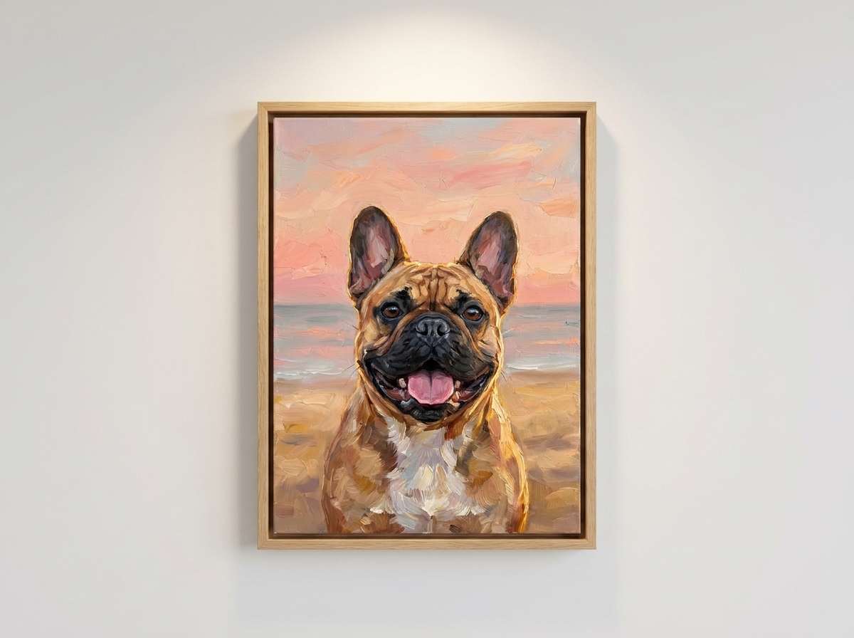 L'heure dorée — portrait sur un mur